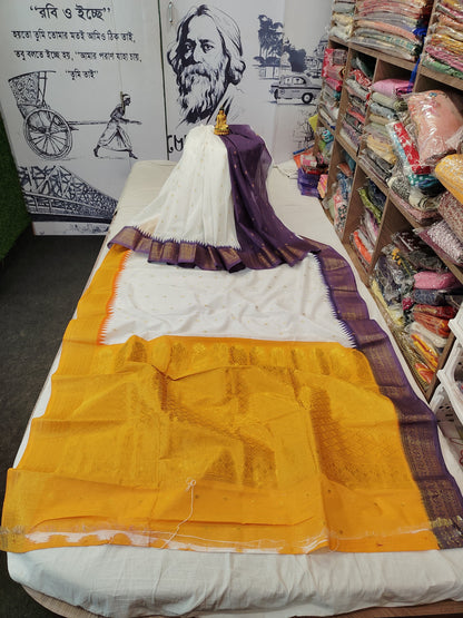 Ganga Jamuna Kota Banarasi Saree | Durga Puja Wear | Bong Trendz