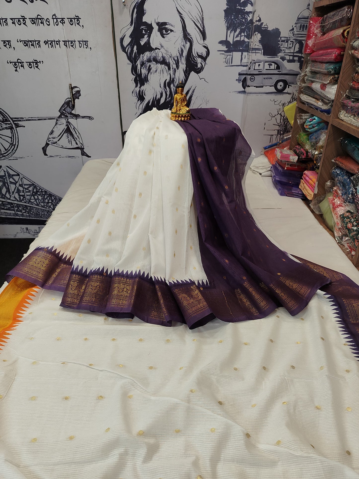 Ganga Jamuna Kota Banarasi Saree | Durga Puja Wear | Bong Trendz