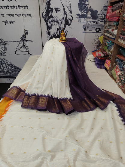 Ganga Jamuna Kota Banarasi Saree | Durga Puja Wear | Bong Trendz