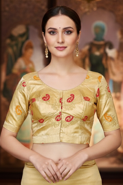 Silk Designer Blouse for Social Party