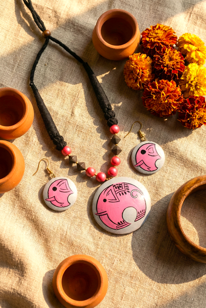 Terracotta jewelry Set 29