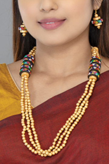 Terracotta jewelry Set 15 | Bong Trendz