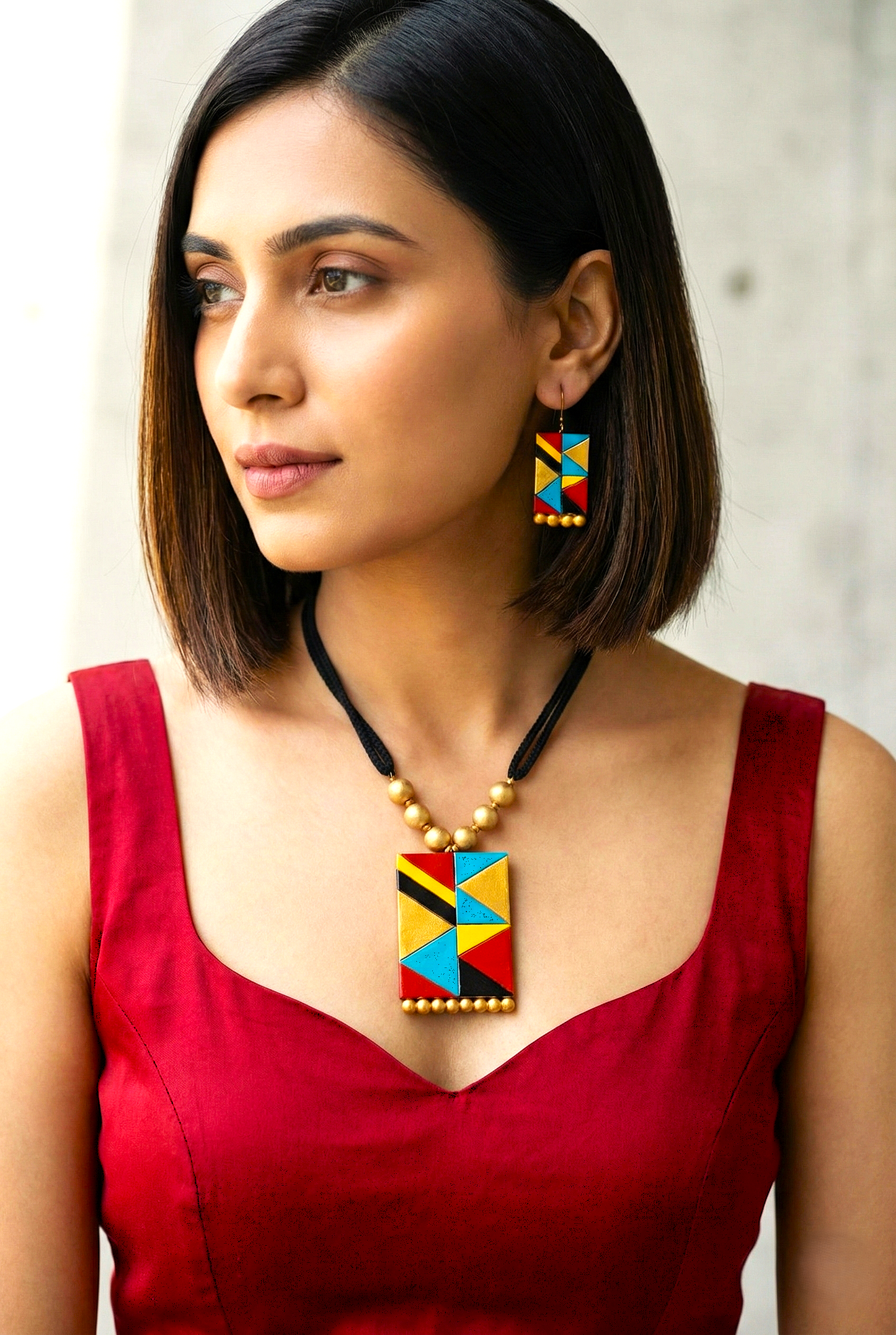 Terracotta jewelry Set 36