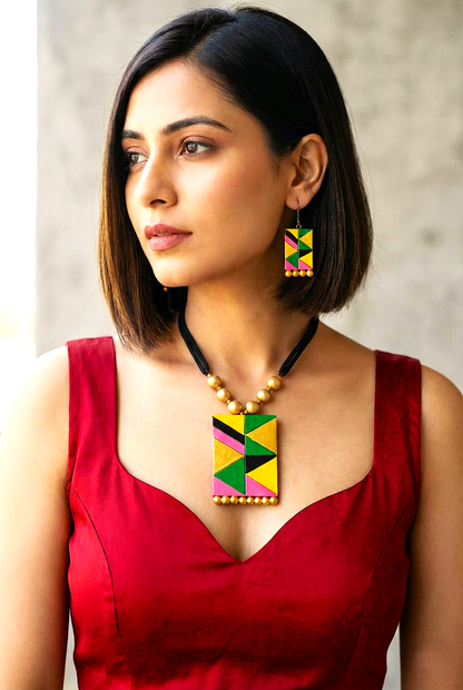 Terracotta jewelry Set 36