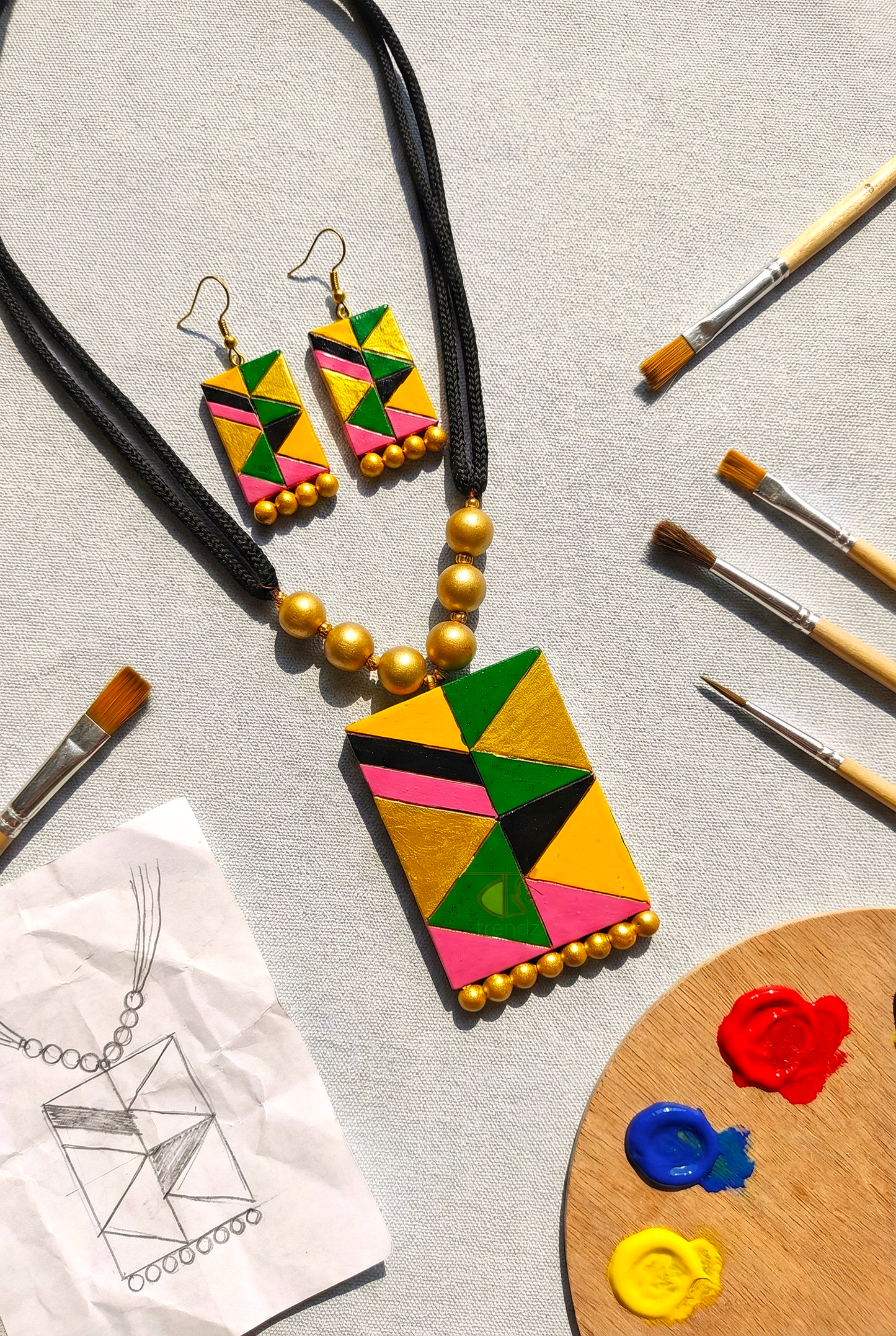 Terracotta jewelry Set 36