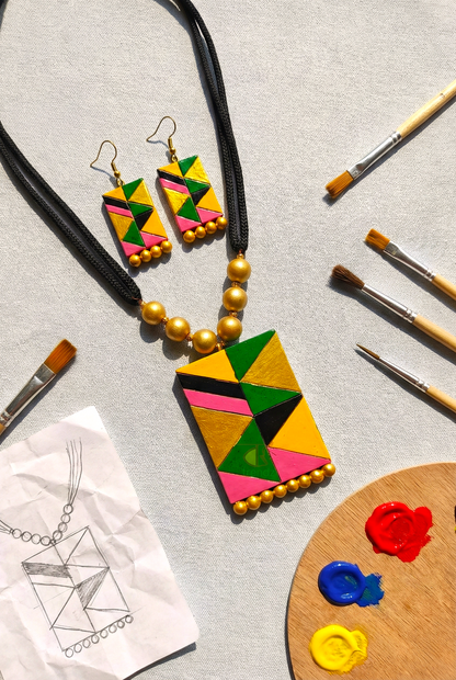 Terracotta jewelry Set 36