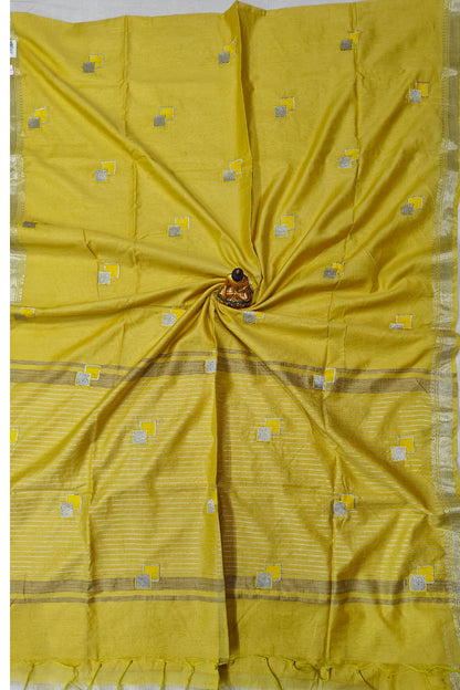 Inbox Bhagalpuri Semi Silk Saree