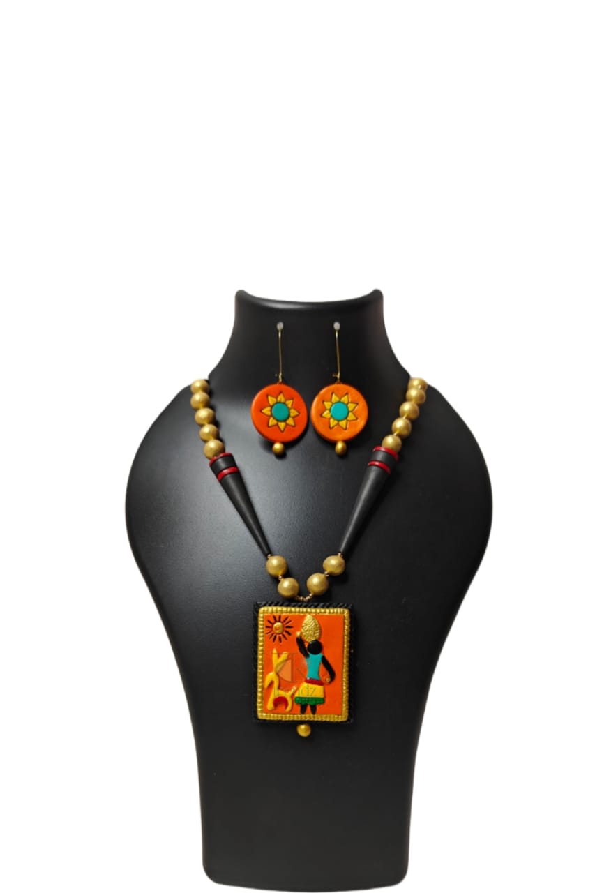 Terracotta jewelry Set 37