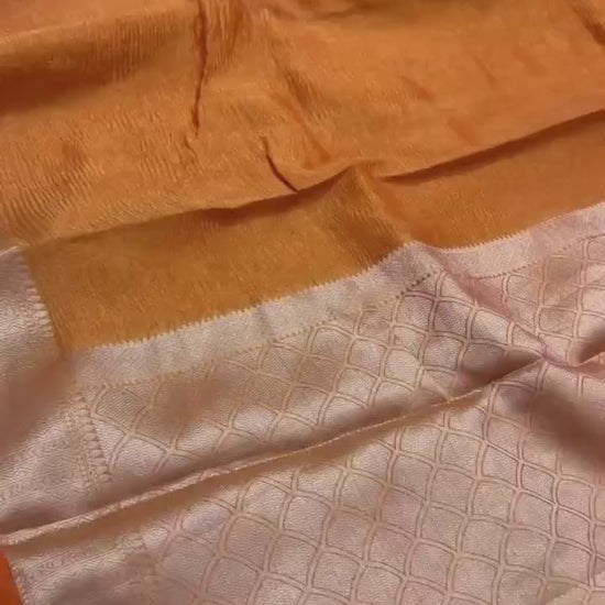 Soft Crushed Tissue Silk Saree