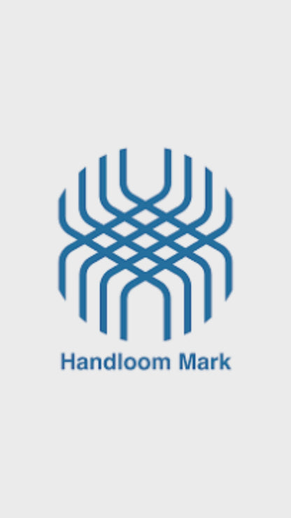 Pure Cotton Handloom Jamdani Saree – Santipur Fulia Weave with Authentic Handloom Mark