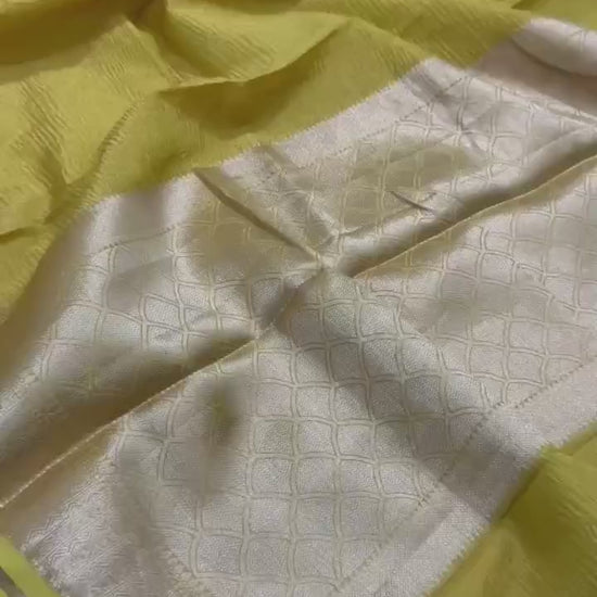 Soft Crushed Tissue Silk Saree