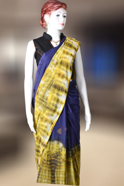 Shibori Cotton Handloom Saree - Image 1 | Bong Trendz