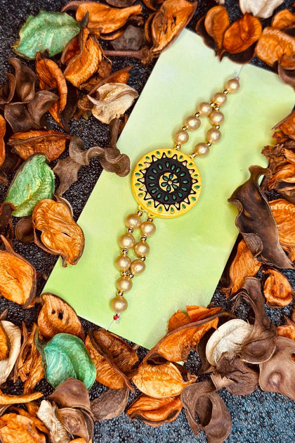 Terracotta Rakhi 7 - terracotta rakhi | Bong Trendz